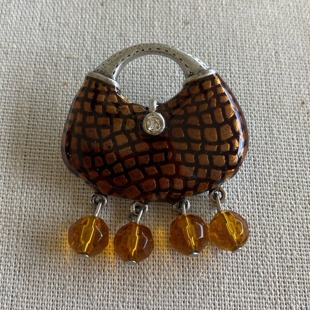 Handbag Brooch Pin